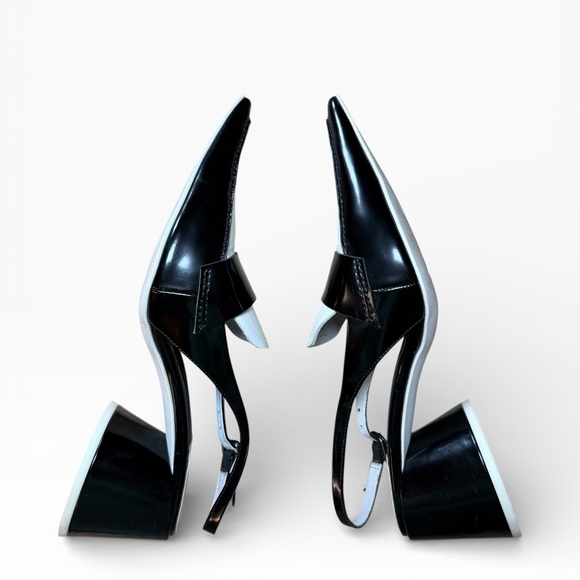Jeffrey Campbell Black & White Pointed Toe Heels - Women’s Shoes US Size 7.5 EUC - Picture 9 of 14